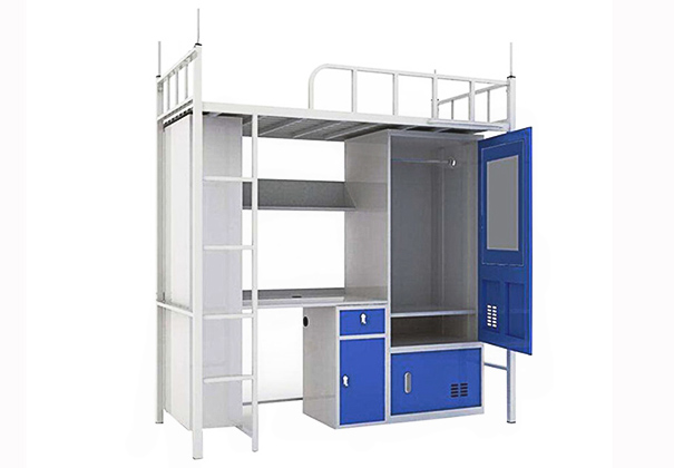 海發(fā)公寓床、單人正面斜爬公寓床