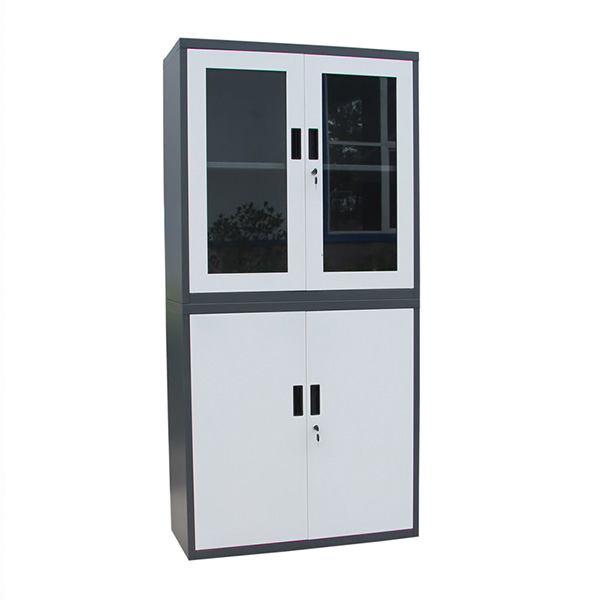 海發文件柜案例--廣州市至盛冠美家具有限公司 雙節玻璃文件柜