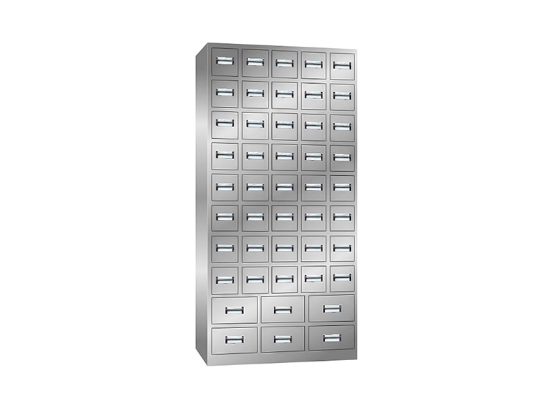 不銹鋼46斗中藥柜 不銹鋼46斗中藥柜