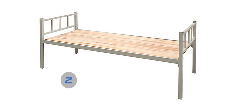 單人鐵架床 深圳海發辦公家具