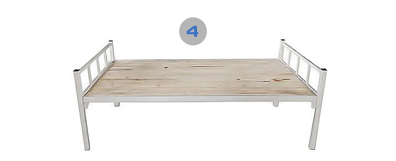 單層鐵架床 深圳海發辦公家具