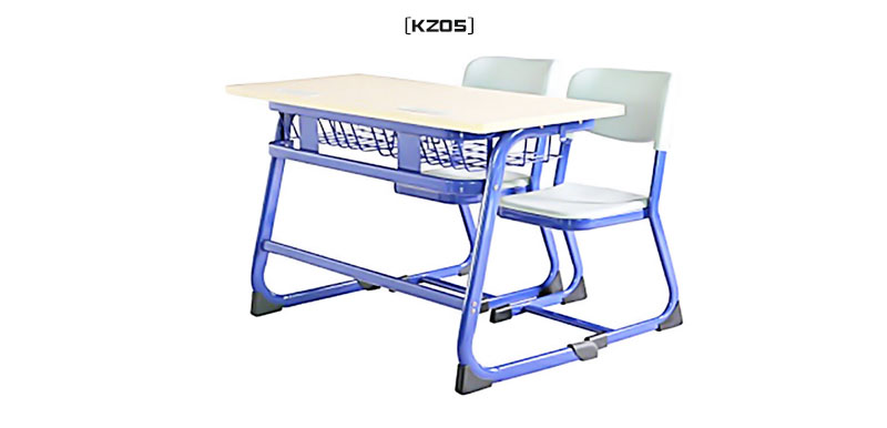海發雙人學習課桌椅 深圳海發辦公家具